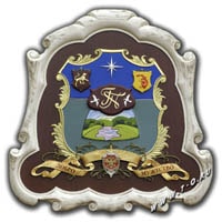 Изготовление по эскизу декоративного панно "Герб Фамильный" из металла с деталями художественной резьбы по дереву и гальваническим покрытием золотом, серебром и заливкой цветными эмалями. Изготовление объемных гербов из металла на заказ.
